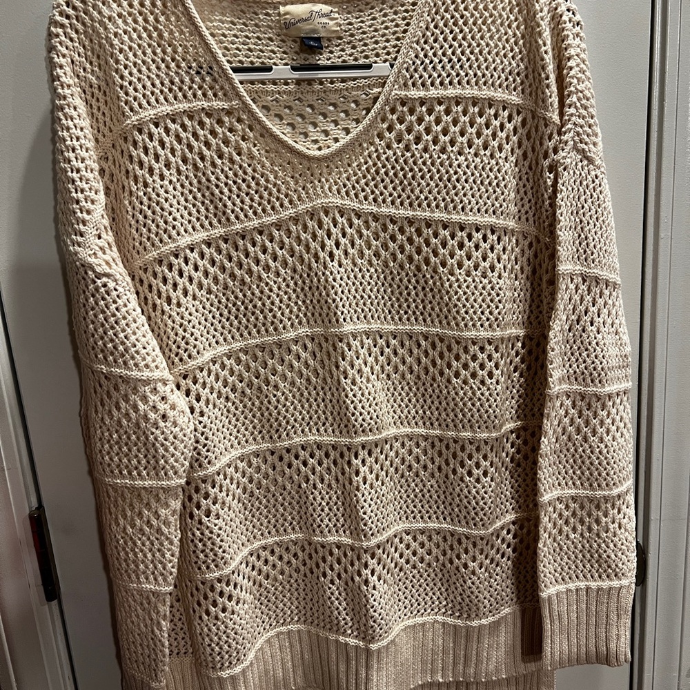 Cream Knit Sweater